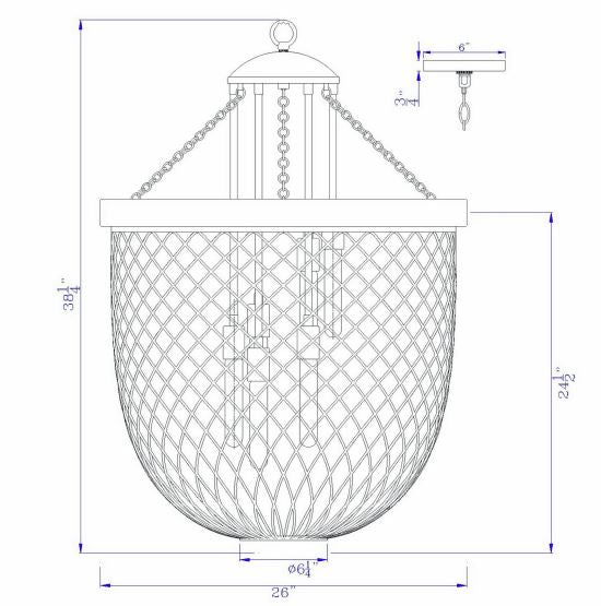 Dover-Wood-Geometric-Bronze-6-Light-Chandelier-White-Stone-Decor-3