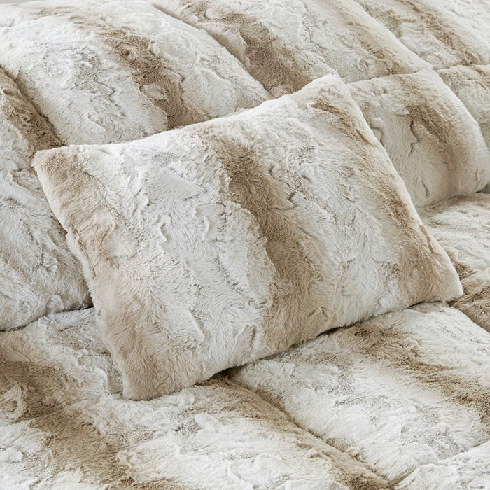 Ella-Sand-Stone-Faux-Fur-Luxury-Comforter-Set-White-Stone-Decor-1