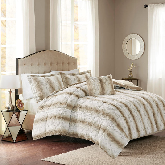Ella-Sand-Stone-Faux-Fur-Luxury-Comforter-Set-White-Stone-Decor