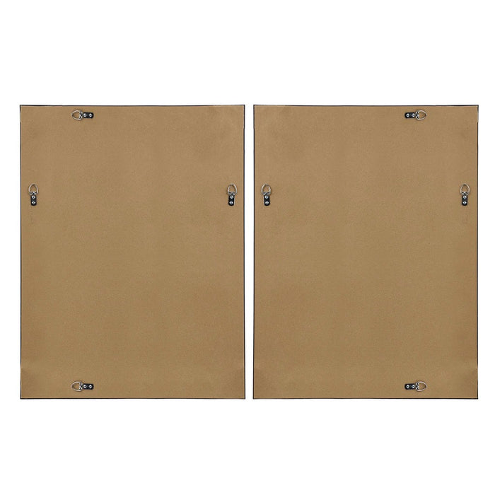 Framed-Rustic-Abstract-2-Piece-Canvas-Wall-Art-White-Stone-Decor-6