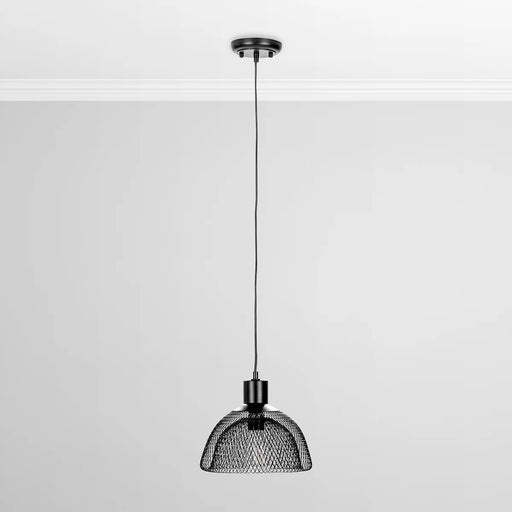 Industrial-Maxwell-Black-Modern-10-inch-Pendant-White-Stone-Decor-5