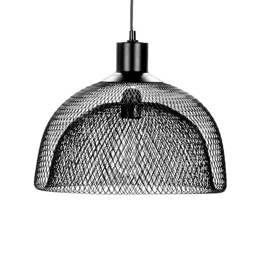 Industrial-Maxwell-Black-Modern-13.75-inch-Pendant-White-Stone-Decor