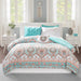 Luci-Mae-Aqua-Coral-Medallion-Floral-Comforter-Set-White-Stone-Decor