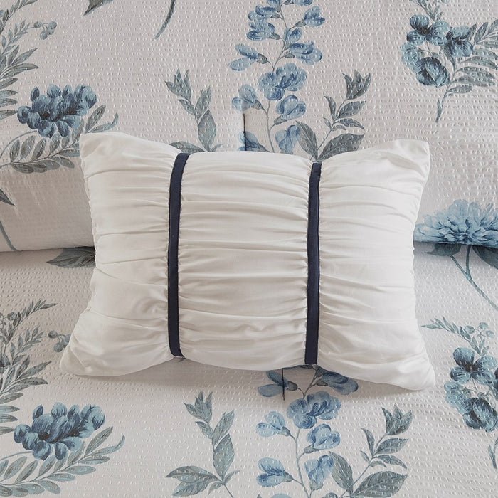 Maison-Blue-Floral-Farmhouse-7-Piece-Comforter-Set-White-Stone-Decor-5