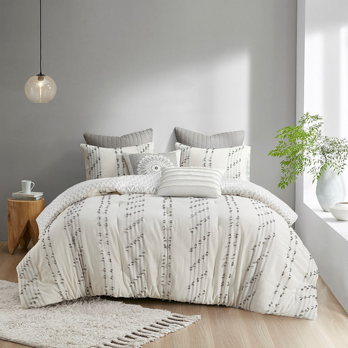 Maison-Ivory-Textured-Farmhouse-Comforter-Set-White-Stone-Decor-1