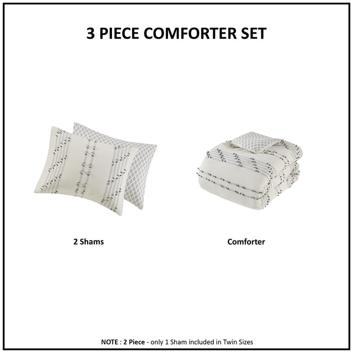 Maison-Ivory-Textured-Farmhouse-Comforter-Set-White-Stone-Decor-3