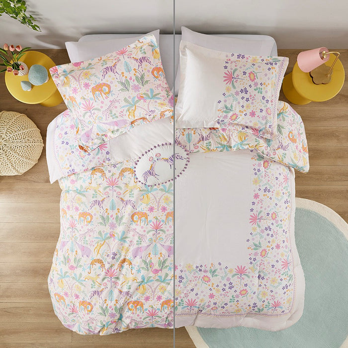 Naples-Colorful-Flower-Garden-Comforter-Set-White-Stone-Decor-2