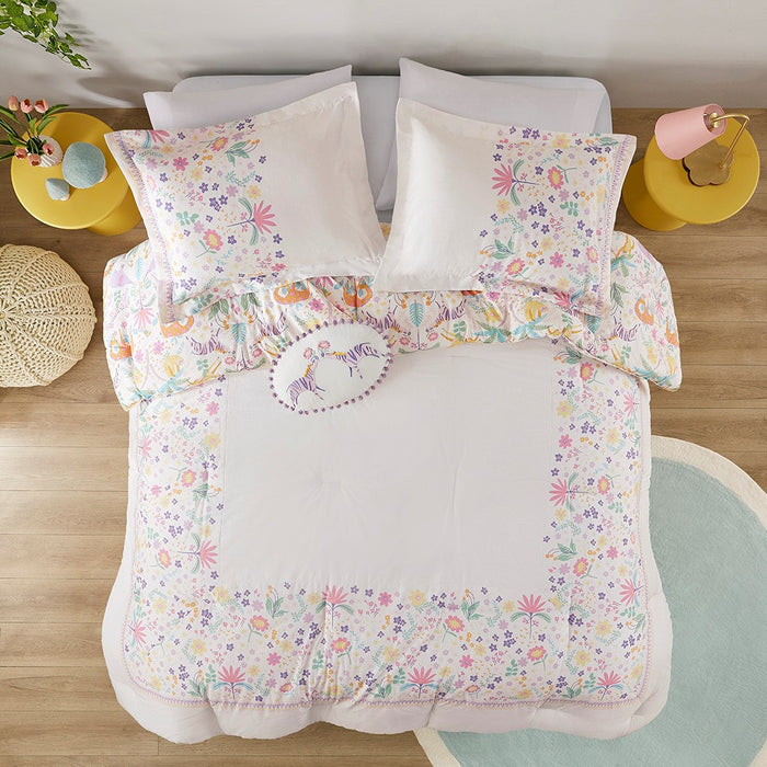 Naples-Colorful-Flower-Garden-Comforter-Set-White-Stone-Decor-3