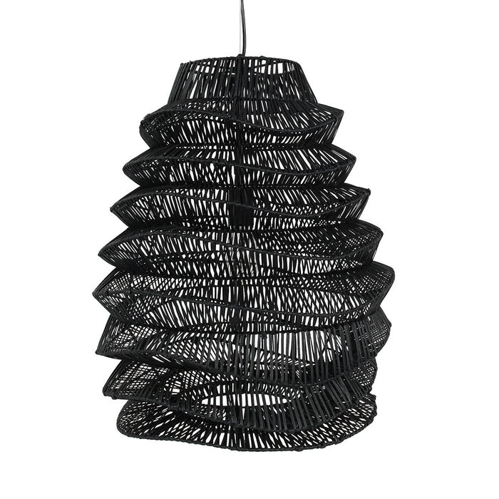 Newcastle-Black-Farmhouse-Modern-19-Pendant-White-Stone-Decor-3