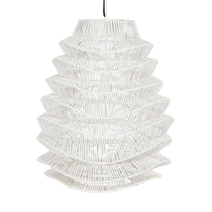 Newcastle-White-Farmhouse-Modern-19-Pendant-White-Stone-Decor-2