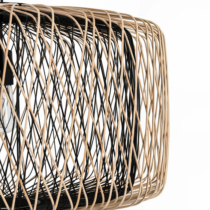 Overland-Rattan-Geometric-Black-Farmhouse-Pendant-White-Stone-Decor-5