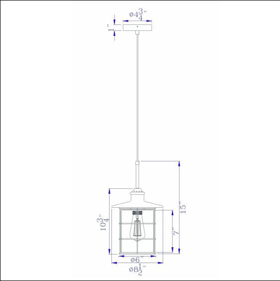 Perry-Rustic-Farmhouse-Industrial-1-Light-Pendant-White-Stone-Decor-2