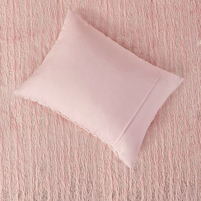 Pink-Missie-Metallic-Luxury-Comforter-Set-White-Stone-Decor-5