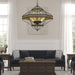 Plainview-Wood-Farmhouse-9-Light-Chandelier-White-Stone-Decor