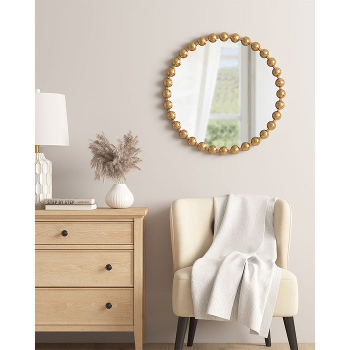 Round-Bloomington-Gold-Wall-Mirror-White-Stone-Decor