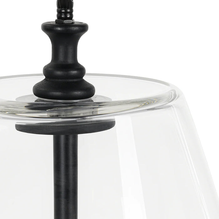 Samoset-Glass-Farmhouse-Black-Modern-Pendant-White-Stone-Decor-5