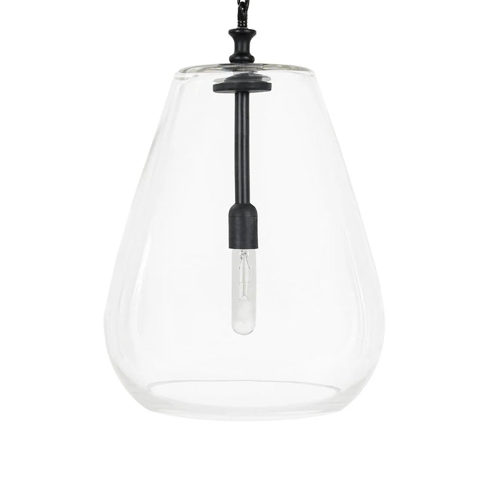 Samoset-Glass-Farmhouse-Black-Modern-Pendant-White-Stone-Decor-6