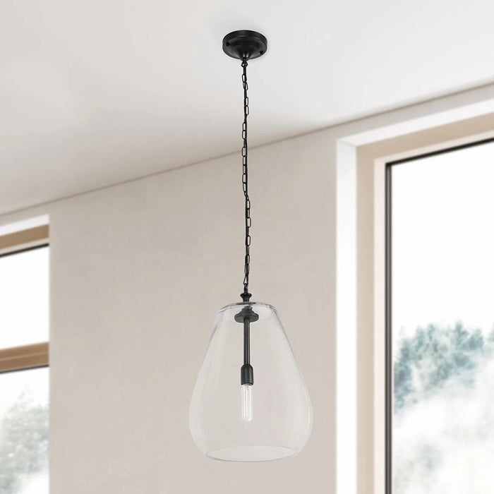 Samoset-Glass-Farmhouse-Black-Modern-Pendant-White-Stone-Decor