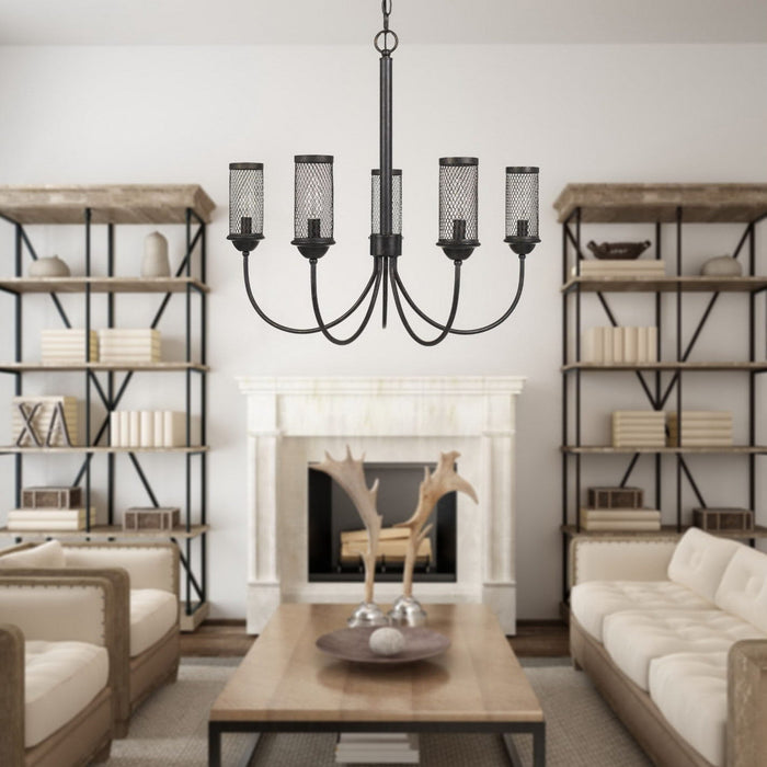 Topeka-Bronze-Modern-Contemporary-Chandelier-White-Stone-Decor-1