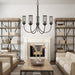 Topeka-Bronze-Modern-Contemporary-Chandelier-White-Stone-Decor-1