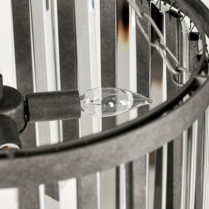 Vintage-Jasper-Iron-Industrial-Farmhouse-Chandelier-White-Stone-Decor-4