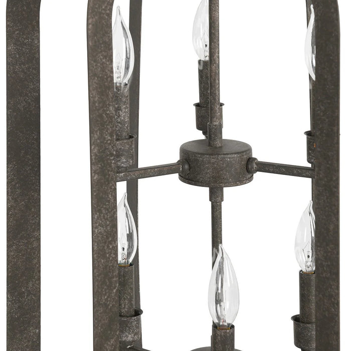 Vintage-Salina-Iron-Industrial-Farmhouse-Chandelier-White-Stone-Decor-3