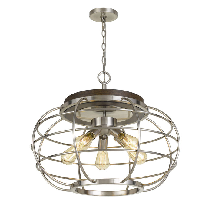 Williamson-Brushed-Nickel-5-Light-Chandelier-White-Stone-Decor-2