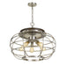 Williamson-Brushed-Nickel-5-Light-Chandelier-White-Stone-Decor-2