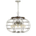 Williamson-Brushed-Nickel-5-Light-Chandelier-White-Stone-Decor